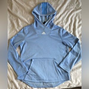 Blue Adidas hoodie size medium
